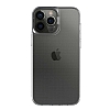 Eiroo Lens Stand iPhone 13 Pro Max Siyah Kamera Şeffaf Silikon Kılıf - Resim: 1
