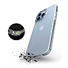 Eiroo Lens Stand iPhone 14 Pro Silver Kamera effaf Silikon Klf - Resim: 5