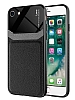 Eiroo Harbor iPhone SE 2020 Siyah Silikon Klf