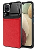 Eiroo Harbor Samsung Galaxy A12 / Galaxy M12 Krmz Silikon Klf