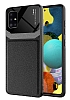 Eiroo Harbor Samsung Galaxy A51 Siyah Silikon Klf