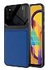 Eiroo Harbor Samsung Galaxy M21 Lacivert Silikon Klf