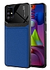 Eiroo Harbor Samsung Galaxy M51 Lacivert Silikon Klf
