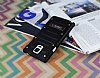 Eiroo Lesan Samsung N9100 Galaxy Note 4 Standl Metal Delikli Siyah Rubber Klf - Resim: 3