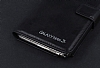 Eiroo Samsung N9000 Galaxy Note 3 Standl Czdanl Siyah Deri Klf - Resim 5