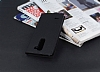 LG G3 Stylus Gizli Mknatsl Pencereli Siyah Deri Klf - Resim 3