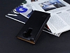 LG G4 Stylus Gizli Mknatsl Pencereli Siyah Deri Klf - Resim: 2