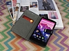 Eiroo LG Google Nexus 5 Buckle Standl Czdanl Siyah Deri Klf - Resim: 3