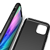 Eiroo Line iPhone 11 Siyah Silikon Klf - Resim: 4