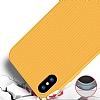 Eiroo Line iPhone X / XS Sar Silikon Klf - Resim: 1