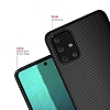 Eiroo Line Samsung Galaxy A51 Siyah Silikon Klf - Resim: 2