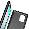 Eiroo Line Samsung Galaxy S10 Lite Krmz Silikon Klf - Resim 2
