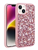 Eiroo Linea iPhone 14 Plus Tal Pembe Silikon Klf