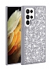 Eiroo Linea Samsung Galaxy S23 Ultra Tal Silver Silikon Klf