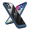 Eiroo Lion iPhone 12 / 12 Pro 6.1 in Silikon Cam Yeil Klf - Resim 1