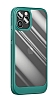 Eiroo Lion iPhone 13 Pro Max Silikon Cam Yeil Klf