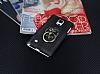 Eiroo Lion Ring Samsung Galaxy Note 4 Selfie Yzkl Dark Silver Rubber Klf - Resim: 1
