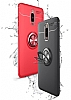 Eiroo Liquid Ring Huawei Mate 10 Lite Standl Siyah Silikon Klf - Resim: 3
