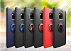 Eiroo Liquid Ring Huawei Mate 20 Pro Standl Siyah Silikon Klf - Resim: 5