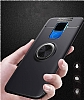 Eiroo Liquid Ring Huawei Mate 30 Lite Standl Siyah Silikon Klf - Resim: 3