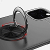 Eiroo Liquid Ring iPhone 11 Pro Max Standl Lacivert Silikon Klf - Resim: 2