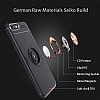 Eiroo Liquid Ring iPhone 7 / 8 Standl Siyah-Lacivert Silikon Klf - Resim: 3