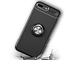 Eiroo Liquid Ring iPhone 7 Plus / 8 Plus Standl Siyah Silikon Klf - Resim: 4