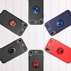 Eiroo Liquid Ring iPhone XR Standl Lacivert Silikon Klf - Resim: 3