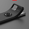 Eiroo Liquid Ring Oppo A73 Standl Krmz Silikon Klf - Resim: 1