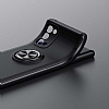 Eiroo Liquid Ring Oppo Reno 5 5G Standl Mavi-Siyah Silikon Klf - Resim: 9