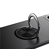 Eiroo Liquid Ring Realme C2 Standl Siyah-Lacivert Silikon Klf - Resim: 1