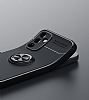 Eiroo Liquid Ring Samsung Galaxy A14 Standl Lacivert Silikon Klf - Resim: 5