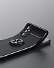 Eiroo Liquid Ring Samsung Galaxy M52 5G Standl Krmz Silikon Klf - Resim: 2
