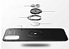 Eiroo Liquid Ring Samsung Galaxy Note 10 Lite Standl Lacivert-Siyah Silikon Klf - Resim: 7