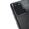 Eiroo Liquid Ring Samsung Galaxy S20 Standl Krmz Silikon Klf - Resim 3