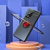 Eiroo Liquid Ring Samsung Galaxy S20 Ultra Standl Rose Gold-Siyah Silikon Klf - Resim: 7