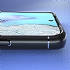 Eiroo Liquid Ring Samsung Galaxy S20 Ultra Standl Lacivert Silikon Klf - Resim: 2