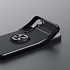 Eiroo Liquid Ring Samsung Galaxy S22 Plus 5G Standl Mavi Silikon Klf - Resim: 4