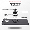 Eiroo Liquid Ring Samsung Galaxy S8 Plus Standl Krmz Silikon Klf - Resim 1
