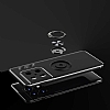 Eiroo Liquid Ring OnePlus 10 Pro Standl Mavi Silikon Klf - Resim: 4