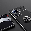 Eiroo Liquid Ring Xiaomi 13 Lite Standl Siyah Silikon Klf - Resim: 7
