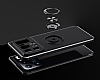 Eiroo Liquid Ring Xiaomi Mi 11 Ultra Standl Siyah Silikon Klf - Resim: 4