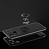 Eiroo Liquid Ring Xiaomi Poco C40 Standl Siyah Silikon Klf - Resim: 1