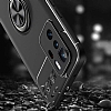 Eiroo Liquid Ring Xiaomi Poco X3 GT Standl Siyah Silikon Klf - Resim 7