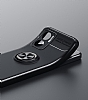 Eiroo Liquid Ring Xiaomi Redmi Note 11E Standl Siyah Silikon Klf - Resim: 3