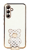 Eiroo Lks Ay Samsung Galaxy A54 Standl Beyaz Silikon Klf