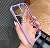 Eiroo Luxe iPhone 11 Lila Silikon Kenarl Rubber Klf - Resim: 1