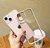 Eiroo Luxe iPhone 11 Yeil Silikon Kenarl Rubber Klf - Resim: 2