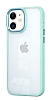 Eiroo Luxe iPhone 11 Yeil Silikon Kenarl Rubber Klf