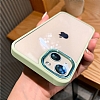 Eiroo Luxe iPhone 15 Silikon Kenarl Koyu Yeil Rubber Klf - Resim: 1
